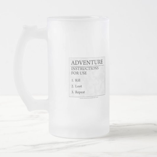 Adventure-instructies Matglas Bierpul (Links)