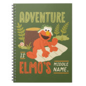 Adventure is Elmo's Midden Naam Notitieboek (Voorkant)