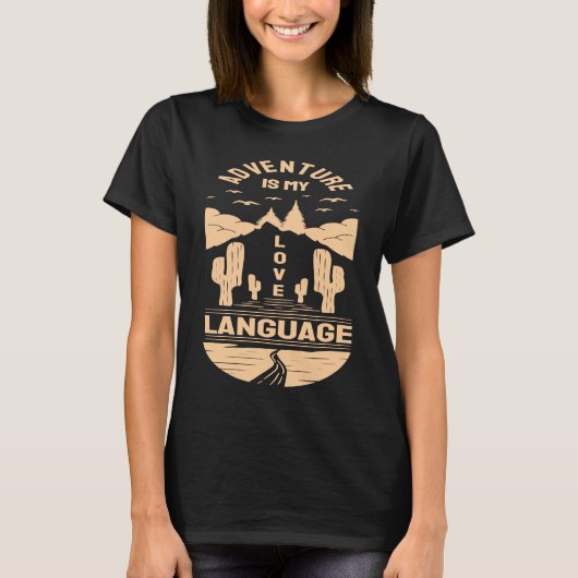 Adventure is My Love Language  Camp Graphic Plus S T-shirt (Voorkant)