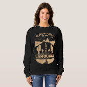 Adventure is My Love Language  Camp Graphic Plus S Trui (Voorkant volledig)
