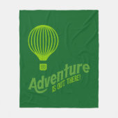 Adventure is out there 2 fleece deken (Voorkant)