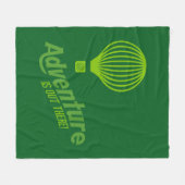 Adventure is out there 2 fleece deken (Voorkant (Horizontaal))
