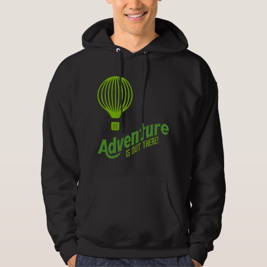 Adventure is out there 2 hoodie (Voorkant)