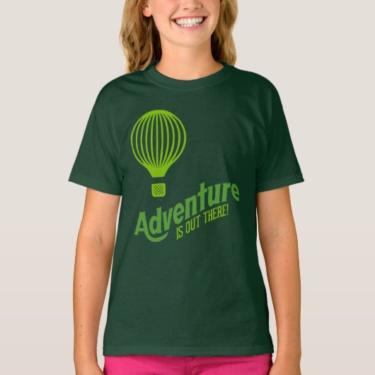 Adventure is out there 2 t-shirt (Voorkant)