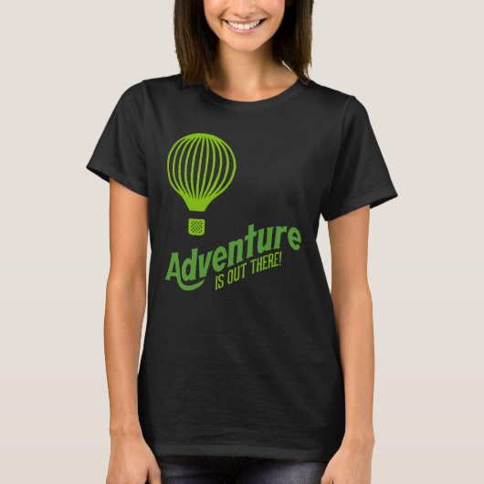 Adventure is out there 2 t-shirt (Voorkant)