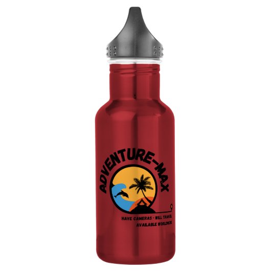 Adventure-MAX Logo Waterfles (Links)