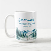 Adventure Mountain Graduate Gift Koffiemok (Links)