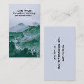 Adventure Mountains en Fog Visitekaartje (Voorkant / Achterkant)