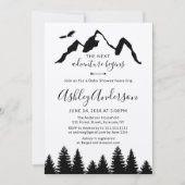 Adventure Mountains Forest Baby shower Invitation (Devant)