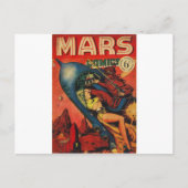 Adventure op Mars Briefkaart (Voorkant)