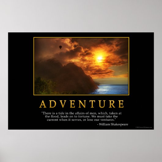 Adventure-Poster Poster (Voorkant)