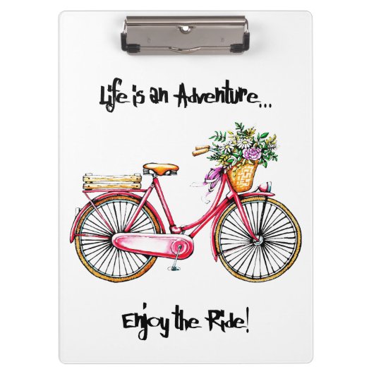 Adventure Quote Klembord (Voorkant)