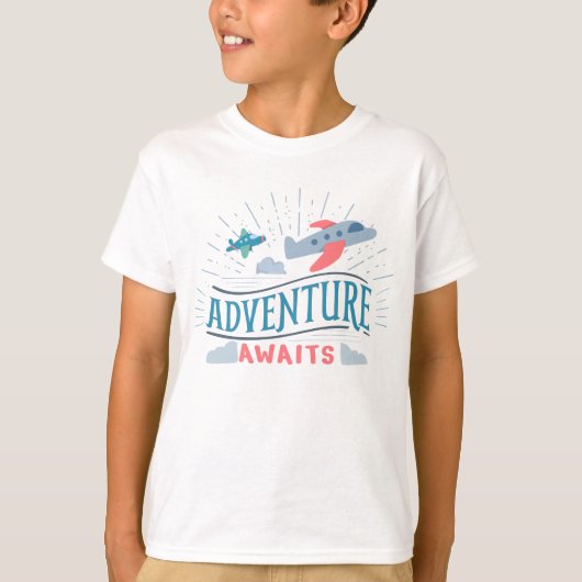 Adventure Sky Kinder T-shirt (Voorkant)