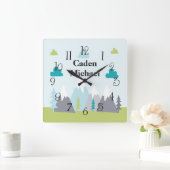 Adventure Snow Capped Wall-lock Vierkante Klok (Huis)