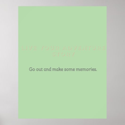 Adventure Story Poster (Devant)