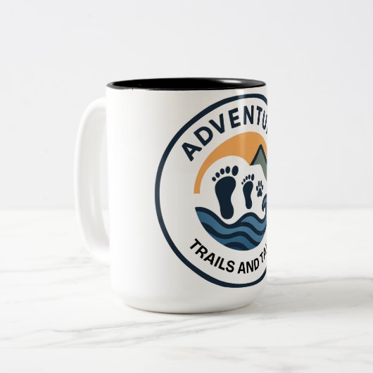 Adventure T et T 2 Toned Mug (Devant gauche)