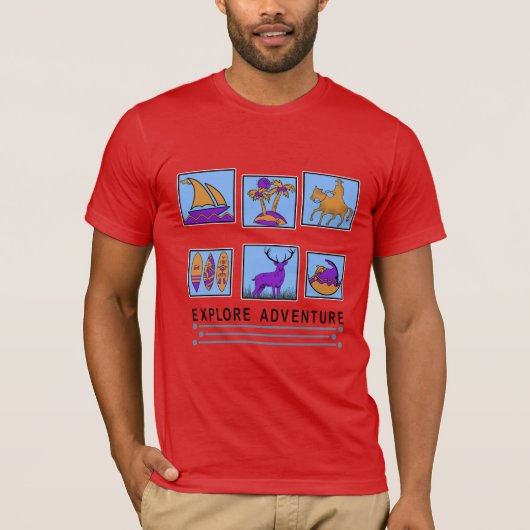 adventure t-shirt (Voorkant)