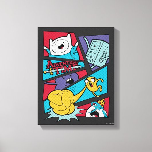 Adventure-tijd | Afbeelding van het Actiepanel Canvas Afdruk (Voorkant)