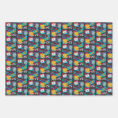 Adventure-tijd | Afbeelding van het Actiepanel Inpakpapier Vel (Voorkant 3)