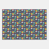 Adventure-tijd | Afbeelding van het Actiepanel Inpakpapier Vel (Voorkant)