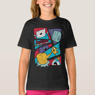 Adventure-tijd Afbeelding van het Actiepanel T-shirt