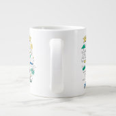 Adventure-tijd | "Algebraic" Finn Sketch Extra Grote Beker (Achterkant)