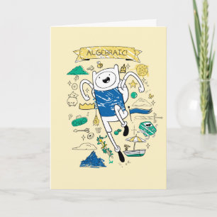 Adventure-tijd   "Algebraic" Finn Sketch Kaart