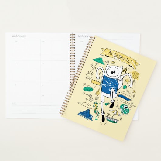Adventure-tijd | "Algebraic" Finn Sketch Planner (Display)