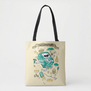 Adventure-tijd "Awesomatude" BMO-schets Draagtas