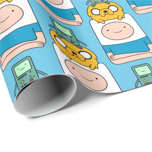 Adventure-tijd | BMO, Jake en Finn Cadeaupapier (Rol Hoek)