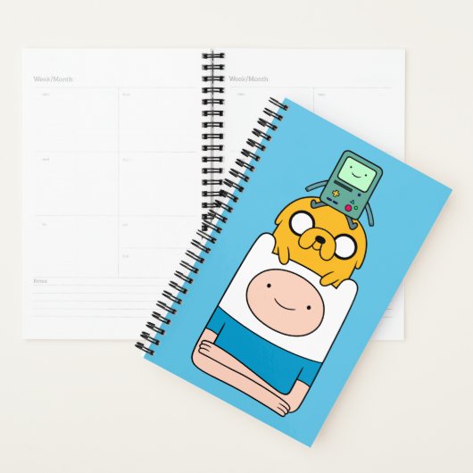 Adventure-tijd | BMO, Jake en Finn Planner (Display)