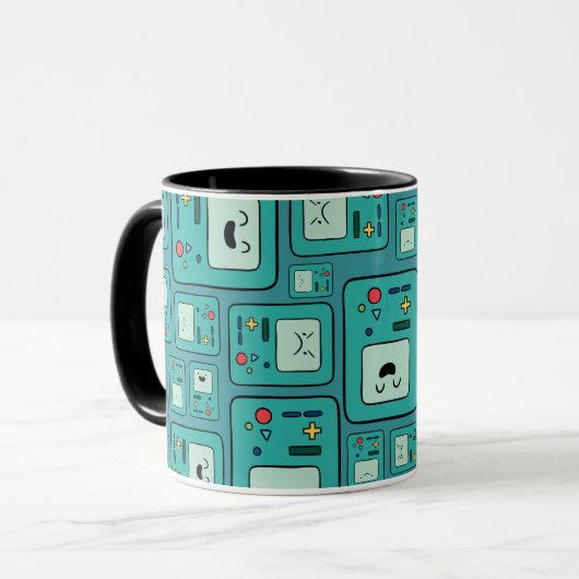 Adventure-tijd | BMO-patroon Mok (Voorkant links)