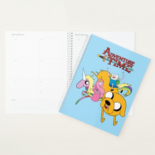 Adventure-tijd | Dame, Bubblegum, Finn & Jake Planner (Display)