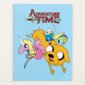 Adventure-tijd | Dame, Bubblegum, Finn & Jake Planner (Voorkant)