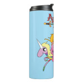 Adventure-tijd | Dame, Bubblegum, Finn & Jake Thermosbeker (Gedraaid links)