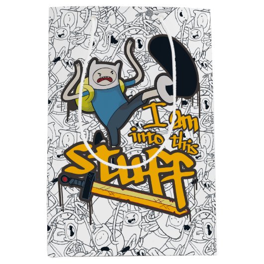 Adventure-tijd | Finn "Ik ben in dit soort spullen Medium Cadeauzakje (Voorkant)