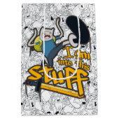 Adventure-tijd | Finn "Ik ben in dit soort spullen Medium Cadeauzakje (Achterkant)