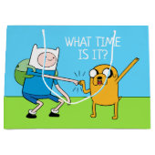 Adventure-tijd | Finn & Jake Fist Bump Groot Cadeauzakje (Voorkant)