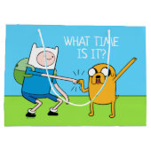 Adventure-tijd | Finn & Jake Fist Bump Groot Cadeauzakje (Achterkant)