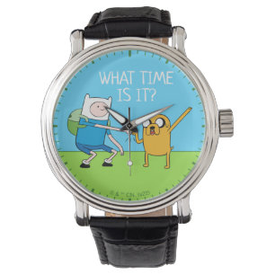 Adventure-tijd   Finn & Jake Fist Bump Horloge