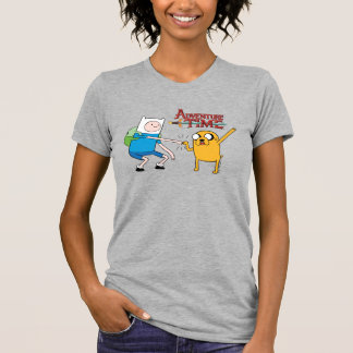 Adventure-tijd | Finn & Jake Fist Bump T-shirt