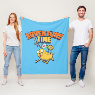 Adventure-tijd Finn Riding Jake Fleece Deken