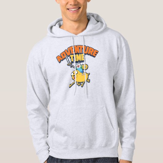 Adventure-tijd | Finn Riding Jake Hoodie (Voorkant)