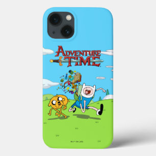 Adventure-tijd Finn's rugzak, avontuurlijk tandw iPhone 13 Hoesje