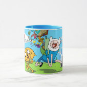 Adventure-tijd | Finn's rugzak, avontuurlijk tandw Mok (Midden)