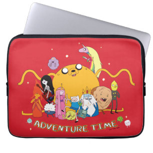 Adventure-tijd   Grafisch grote Jake-groep Laptop Sleeve