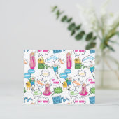 Adventure-tijd | Het Patroon van de Vraag van het Briefkaart (Staand voorkant)