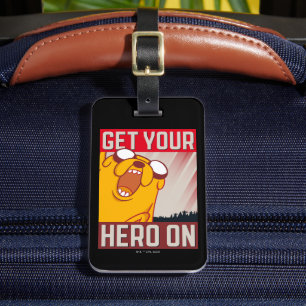 Adventure-tijd   Jake "Haal je Hero aan" Bagagelabel