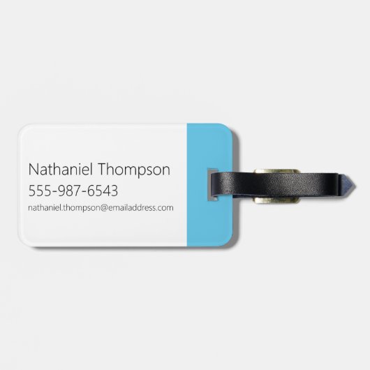 Adventure-tijd | Jake met Finn drijft Bagagelabel (Achterkant horizontaal)