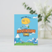 Adventure-tijd | Jake met Finn drijft Briefkaart (Staand voorkant)